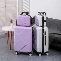 Ensemble de bagages valise de 14 pouces 20-28 pouces valise de grande capacité bagages à roulettes valise de voyage ensemble pratique pour le voyage 5