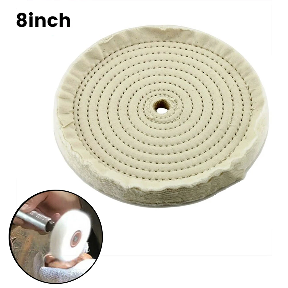 

Brand new High quality Practical Premium Useful Accessories Buffing Wheel Buffing Cloth For Bench Grinder 50Ply