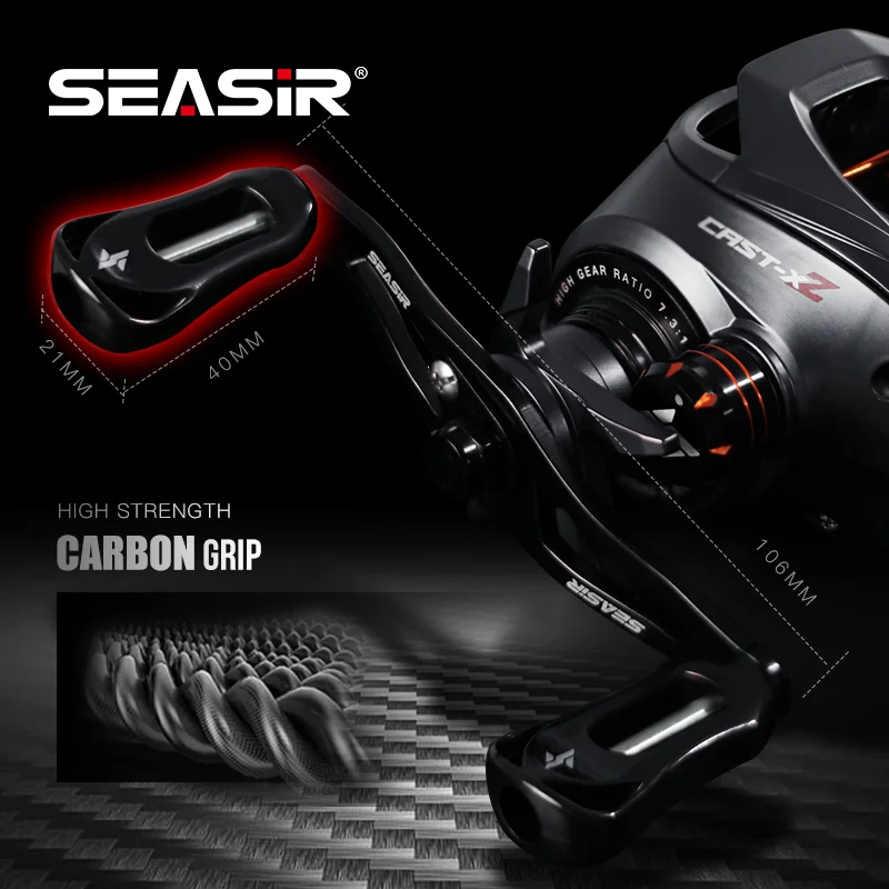 Seasir X2 Ceramic Bearing Baitcasting Reel 6