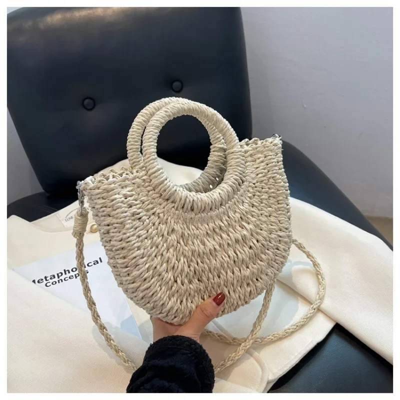 

Free Shipping New Women's Bag Fashion Casual Style Woven One Shoulder Crossbody Bag Large Capacity Versatile Trend Youth Handbag