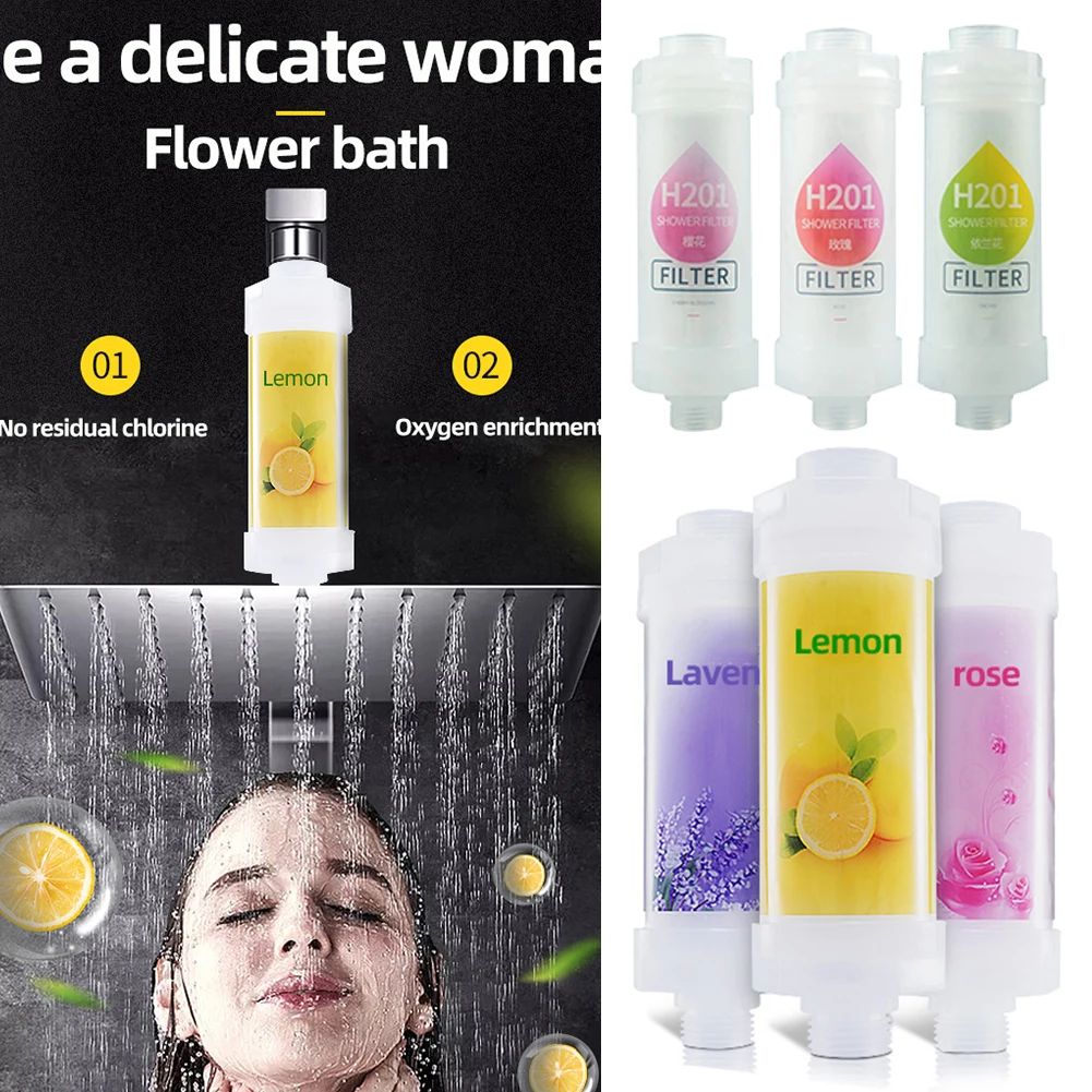 FragrantScentedShowerHeadFilterWaterSoftenerChlorineRemoval