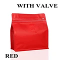 Red with valve