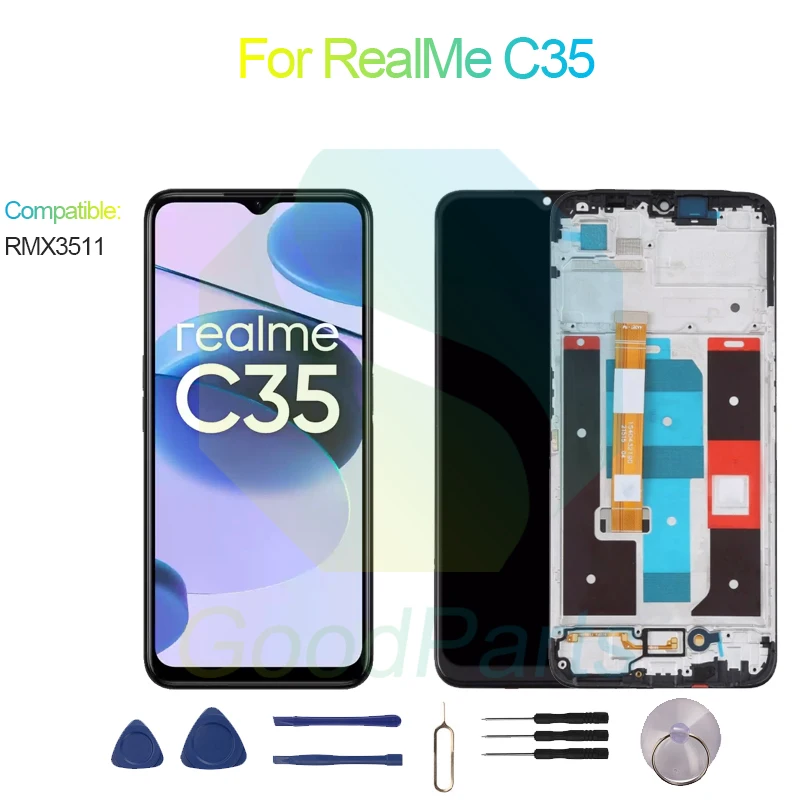 

Сменный сенсорный ЖК-экран для RealMe C35 1600*720 RMX3511 C35