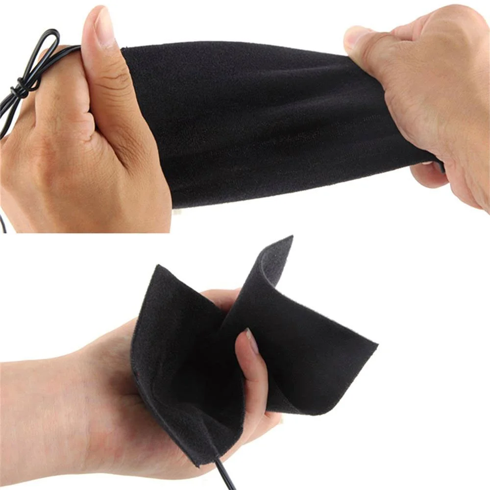 Heated Jacket Heated Gloves Pad 4 in 1 USB Heated Pads Waterproof Carbon Fiber Temperature Adjustable Foldable Vest Jacket Clothes Heating Winter Warmer Pad