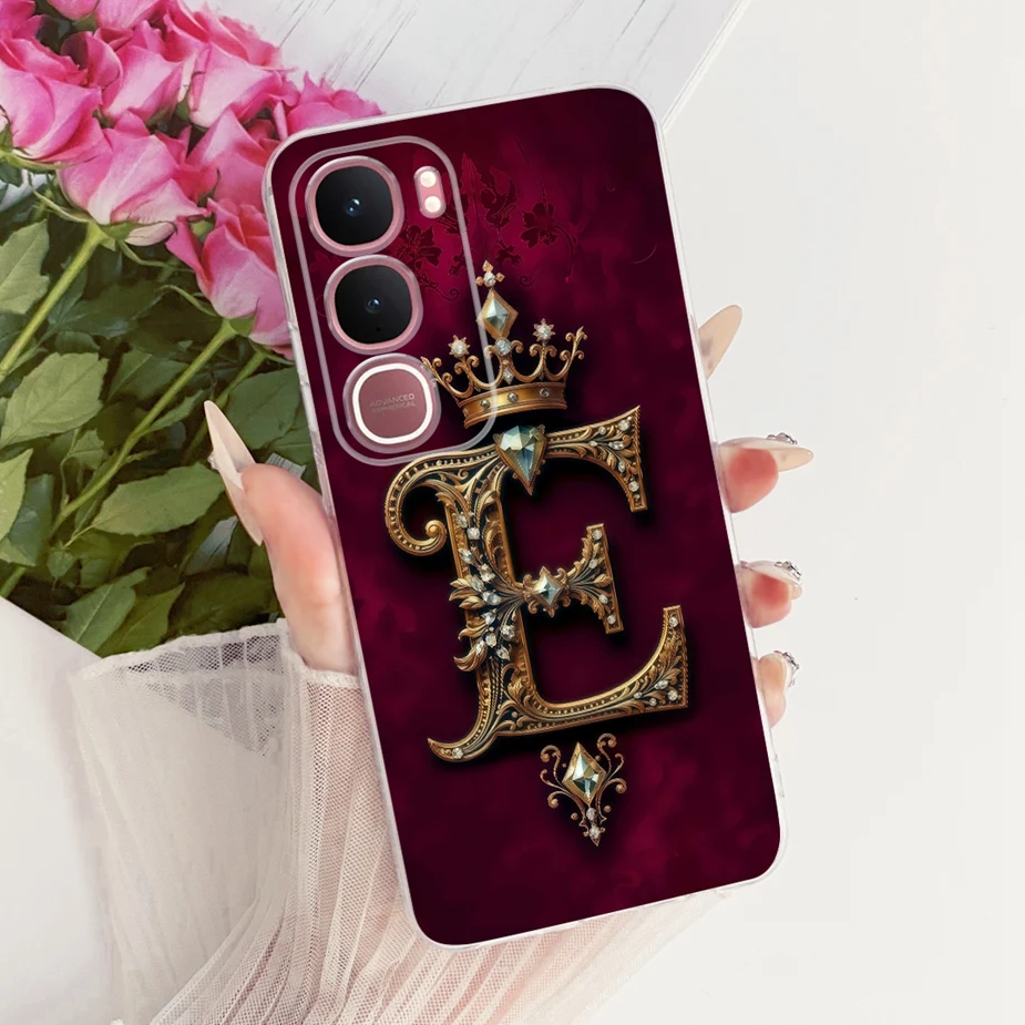Stylish Crown Letters Soft Silicone Phone Case Cover