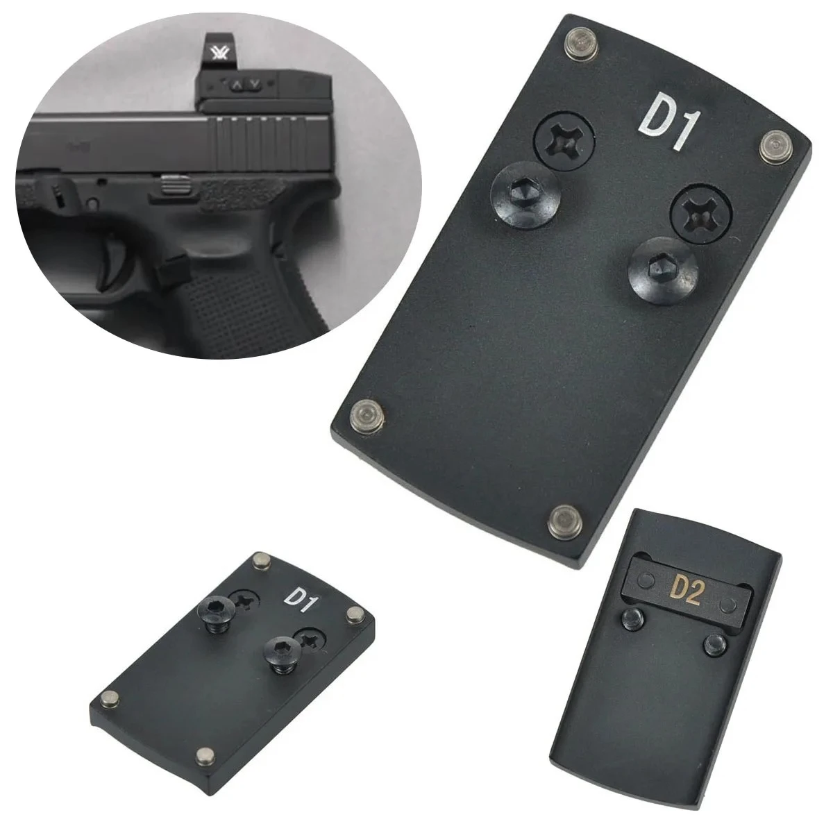 Red Dot Scope Mount Adapter Base Pistol Optics Sight Plate For Berett S&W M&P HK USP G locK 1911 P226 Springfield XD rifle scope mount,scope mount adapter,rail adapter,threaded adapter