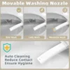 Bidet Toilet Large Screen With Elongated Seat Toilet With built in bidet Heated Toilet Seat Warm Bidet Auto OpenClose Auto 5