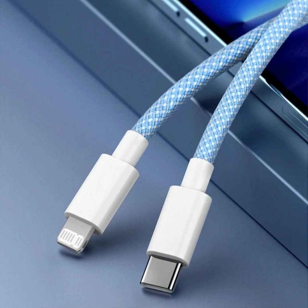 ANSEIP Durable Braided USB C to Lightning Cable, 2M