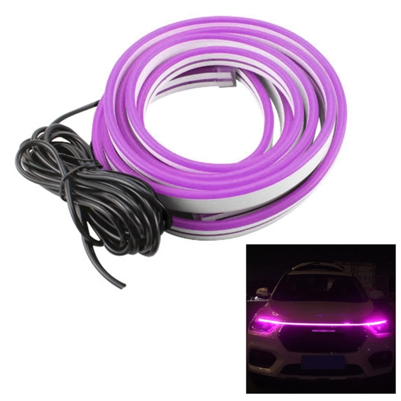 71inch Bright LED Light Strip for Car Hood Decorative for Cars Daytime Running L