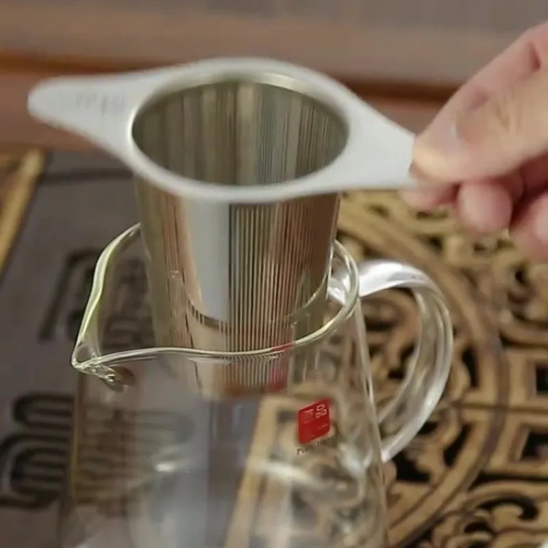 Food-Grade Stainless Steel Tea Infuser - Practical and Convenient Tea Filter for Brewing  Essential Tea Accessories for Home Use
