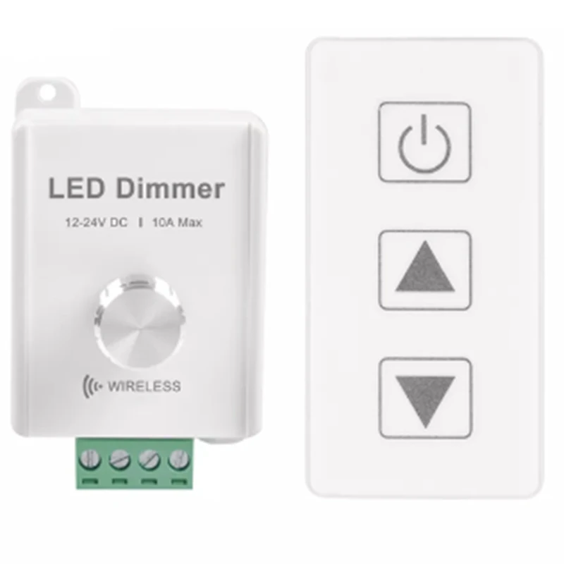 

DC12V-24V 10A Wireless LED Strip Dimmer With Touch Remote For Single Color LED Strip