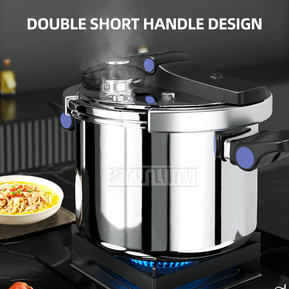 120Kpa Kitchen Pressure Cooker 7.5L Stainless Steel Non Stick Pots Induction cooker gas universal 6