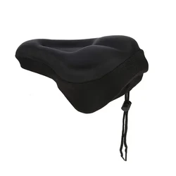 ComfortMax Gel Padded Bicycle Seat Cushion - Super Soft and Versatile for All Riders (Black)