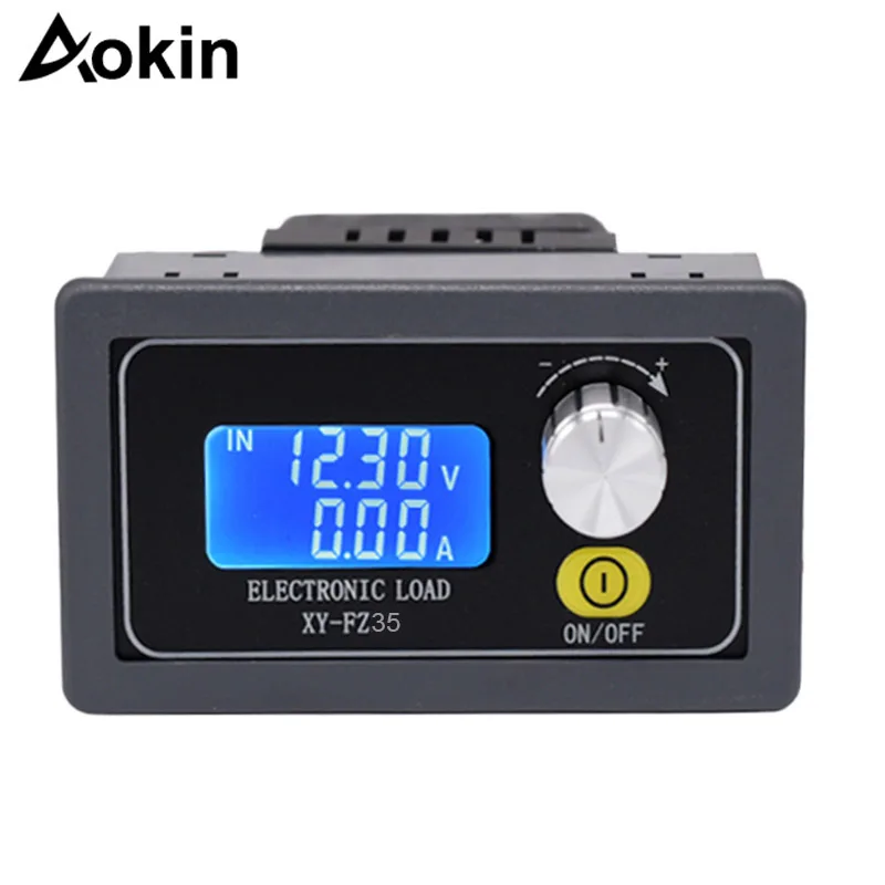 XY-FZ35 Adjust Constant Current Electronics Load 1.5~25V 5A 35W Battery Tester Discharge Capacity Meter with TTL Communication electronic component electronic components