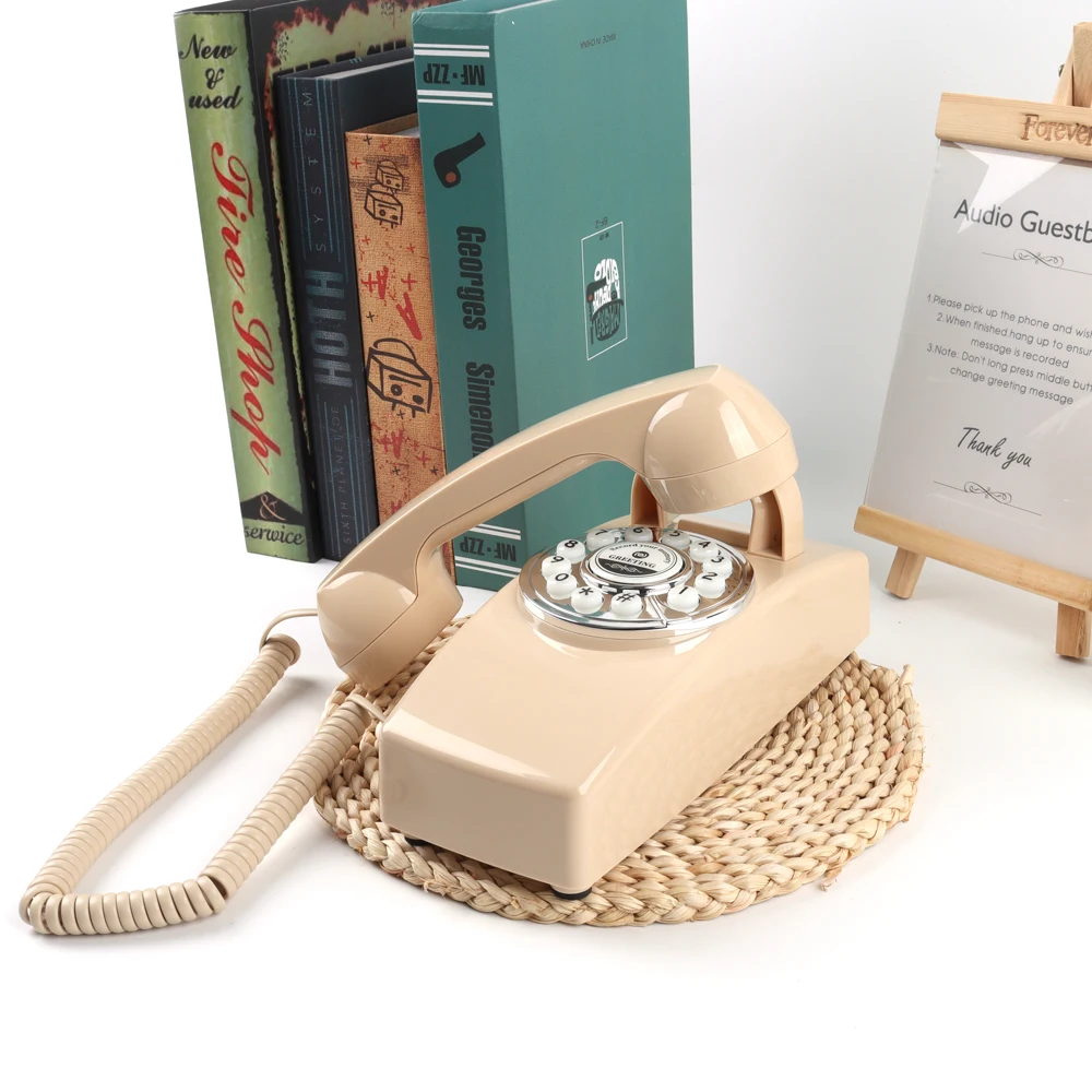 Wall Mounted Audio Guest Book Phone Audio Guestbook Phone Message Voice Recorder Vintage Wedding Party