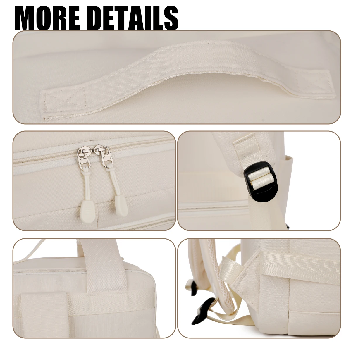 Travel Backpack for Men and Women, Short-Distance Travel Bag, Large-Capacity College Student Computer Bag, Business Trip Storage Luggage Bag