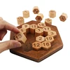 Hexagon Sudoku Number Puzzle Logical Thinking Math Games Rompecabezas De Madera Montessori Educational Toys Kids and Adults 3