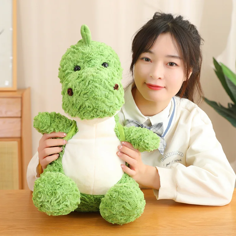 

23-45cm Kawaii Green Dinosaur Plush Toy Stuffed Animal Carrying Avocado Bag Lovely Baby Appease Pillow Funny Gift