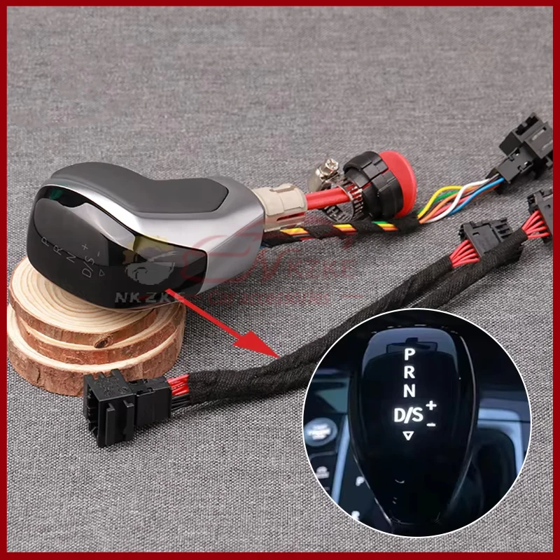 폭스바겐 골프 MK6 MK7, 파사트 B7 B8용 DSG 순정 새 LED 전자식 변속 노브를 다양한 색상으로 맞춤 제작합니다.