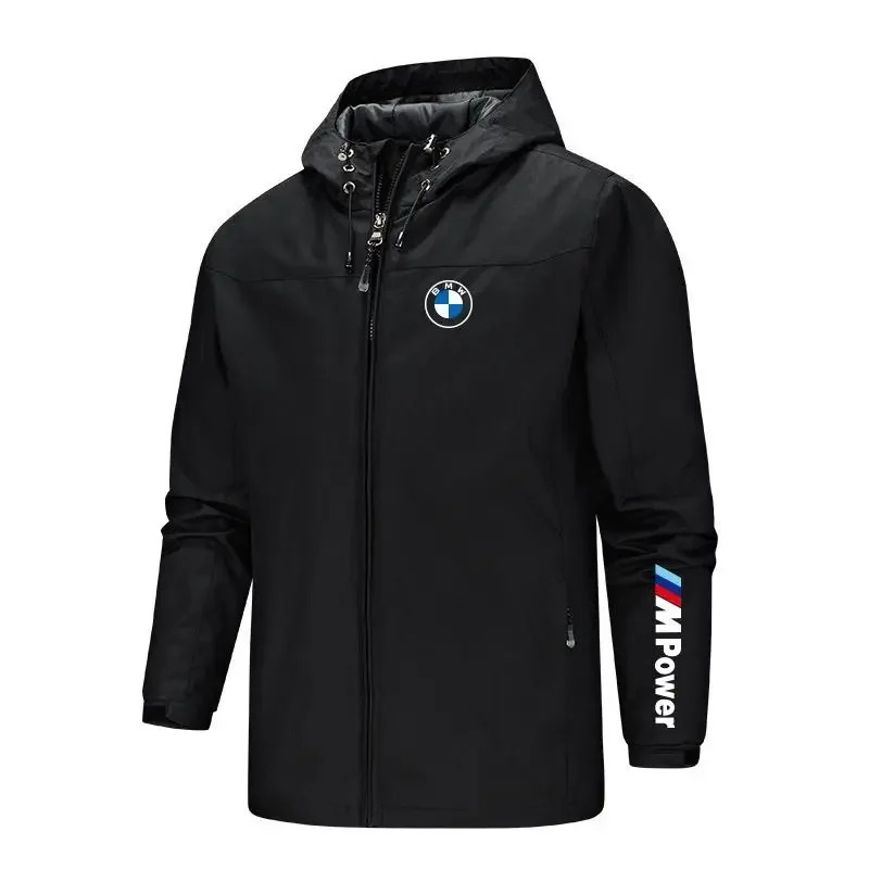 남성용 BMWS 재킷, 캐쥬얼 후드 가디건, 스포츠 러닝 피트니스, 방풍, 다목적 상의, 남녀공용, 가을