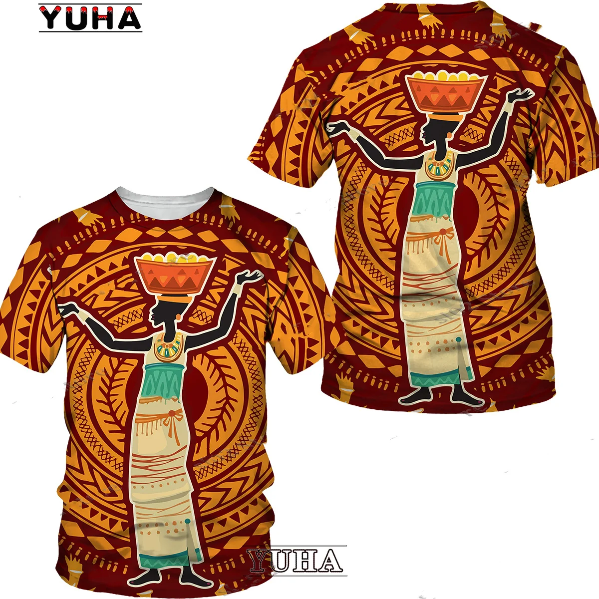 Ethnic style d print graphic tees unisex dashiki clothes summer african men s short sleeve t