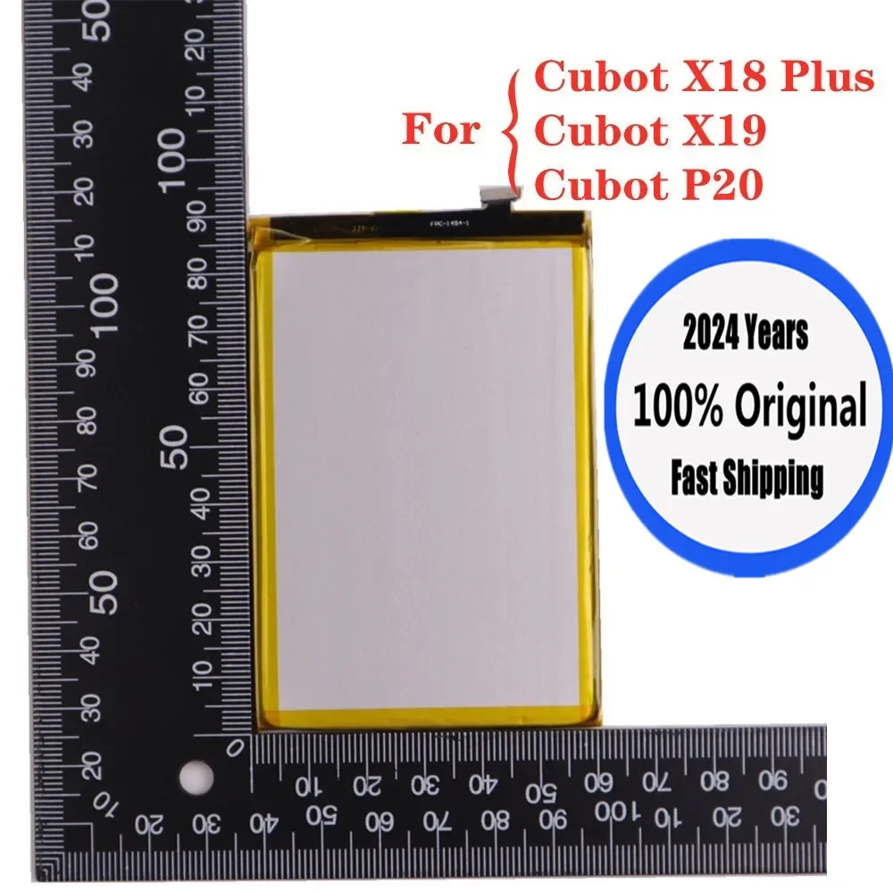 

2024 Years 4000mAh Original Battery For Cubot X18 Plus X19 P20 Mobile Phone Replacement Battery Battery Deliver Fast + Tools