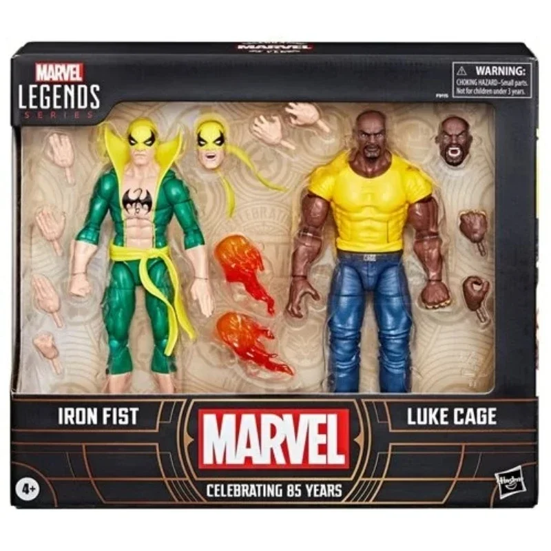 Marvel Legends-figura de Anime de Iron Fist y Luke Cage, modelo