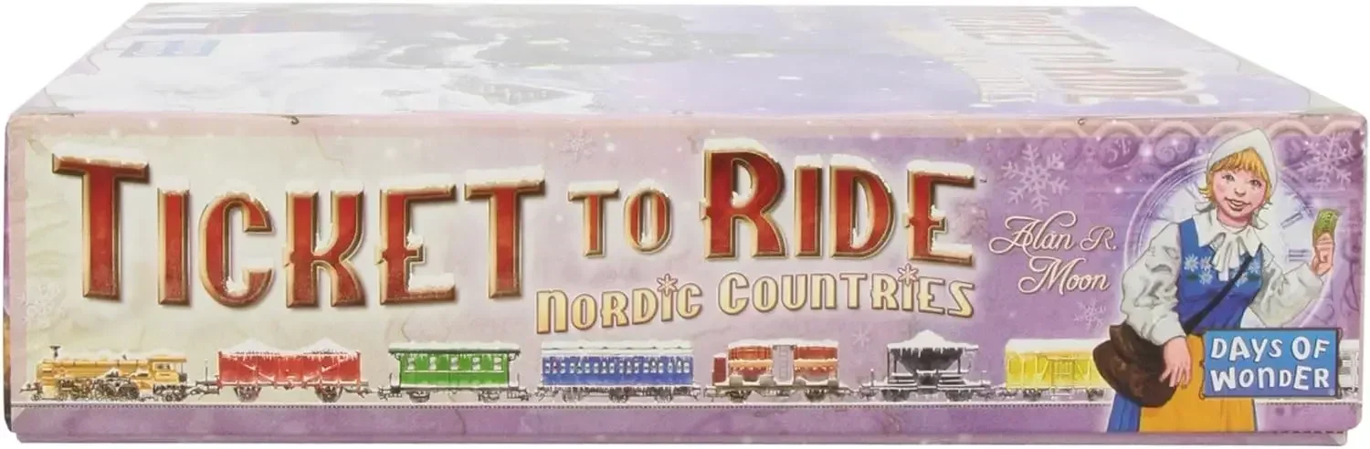 Ticket to Ride Nordic Countries Board Game Family Multiplayer Friends Party Play Cards Game Plot Collection Toys Gifts 5