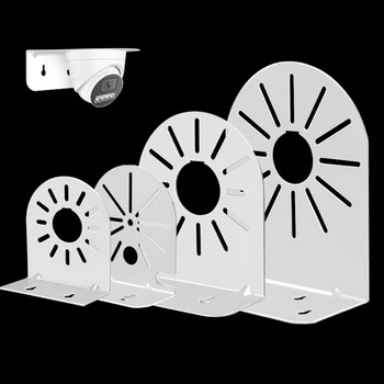 Hikvision Dahua CCTV 카메라에 적합한 2.5 ''4.5'' 6.5 ''감시 돔 브래킷 강철 벽 마운트