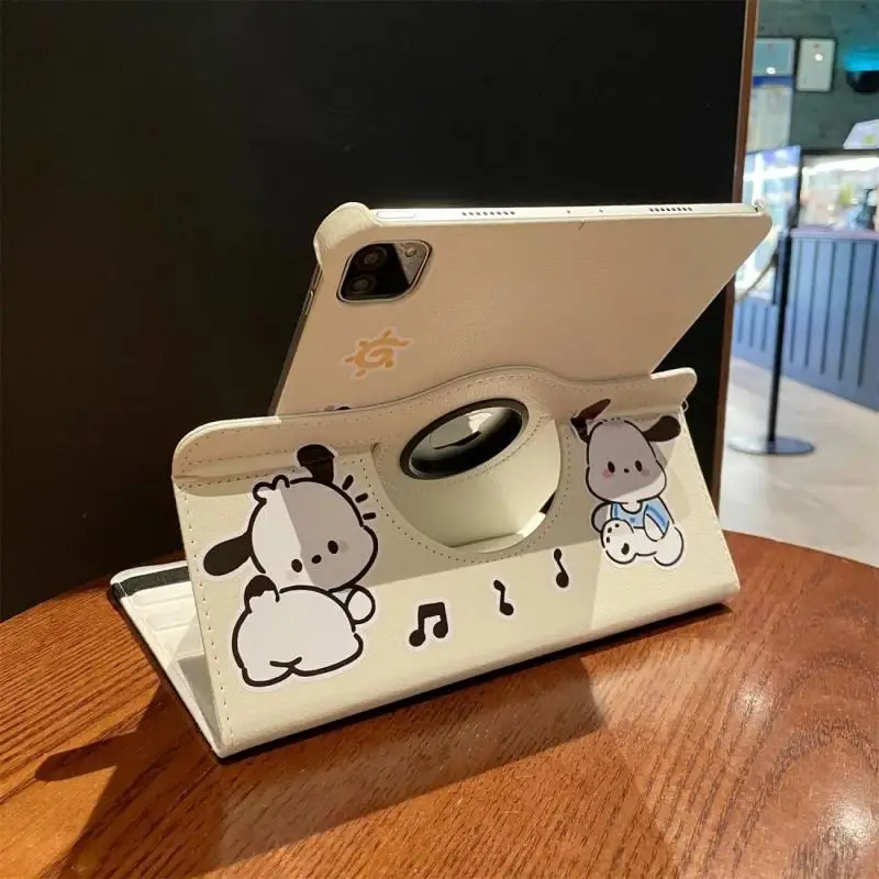

Kawaii Pochacco Case soft Protective Shell Ipad10 Mini Pro 11 10Th Generation Sanrio Case 9.7 5/6Th Air 5 10.5 10.9 Soft Cover