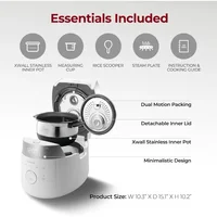 CUCKOO CRP-LHTR0609FW 6-Cup (Uncooked) / 12-Cup (Cooked) Induction Heating Twin Pressure Rice Cooker with Nonstick Inner Pot 2
