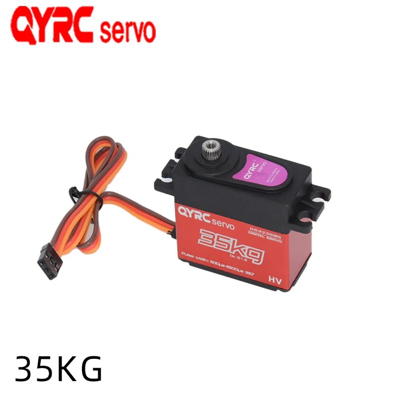 Waterproof 20kg 25kg 30kg 35kg 40kg Digital Servo Large Torque Motor Metal Gear Baja 1/8 Scale RC Crawler Car Helicop Accessori 5