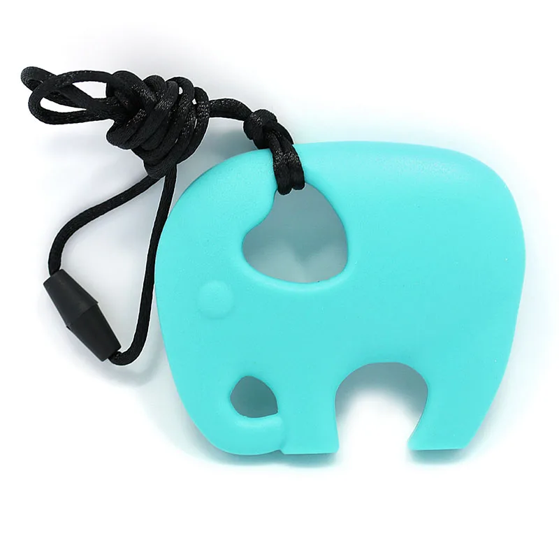 

Silicone Elephant Teething Pacifier Pendant Toy Soother Teether for Baby Kids Y55B