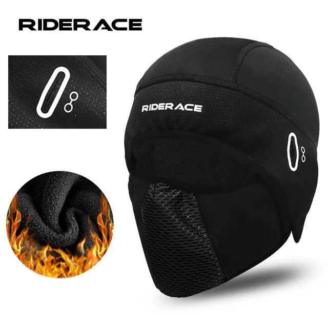 Casque Coupe-vent Cagoule Couvre-visage Doublure De Casque Coupe-vent  Respirant Extensible Couvre-chef Avec Trou De Lunettes Pour Hommes Femmes Hiver  Cyclisme Course à Pied Ski 