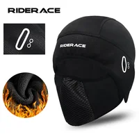 Cycling Face Mask With Glasses Hole Sun Protection Windproof Dustproof Balaclava Bike Full Face Cap Fleece Thermal Helmet Liner 1