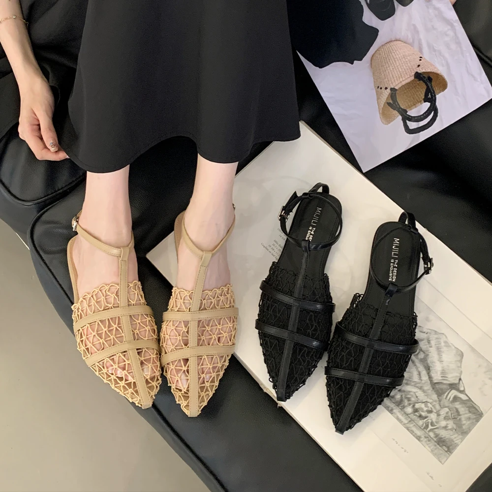 Sandalias Planas Sandalias Talon Descubierto Sandalias Planas