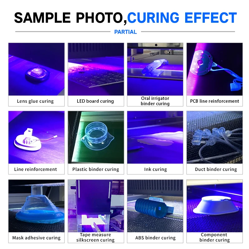 UV LED curing machine wavelength 365nm UVA Small UV glue drying equipment Ultraviolet lamp 395nm