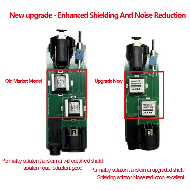 Audio isolator noise reduction DI ground box 6.35 to cannon Stereo agricultural electric guitar sound card show noise eliminatio