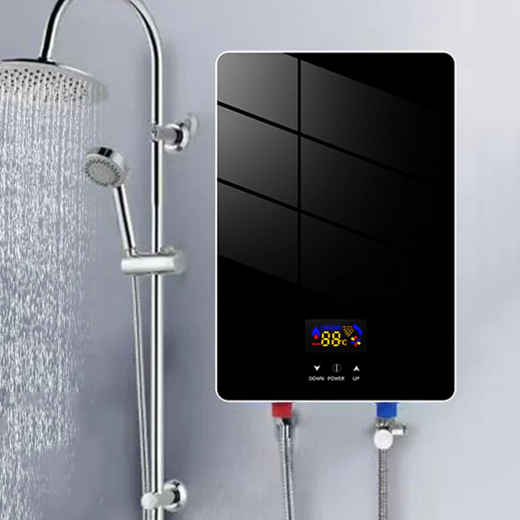 ห้องน้ําขนาดเล็กอัจฉริยะ 3500W เครื่องทําน้ําอุ่นครัวขนาดเล็กทันที Tankless ไฟฟ้าทันที 1