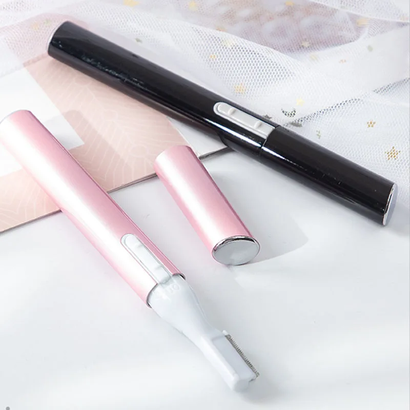 Men Women's Face Hair Electric Eyebrow Trimmer Shaver Remover Razor Set Ins Eyebrow Tweezers Electric Epilator Woman