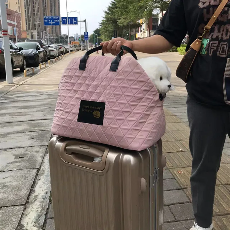 Title 15, Pet Dog Cat Carrier Bag Portable Warm Kennel Ca...