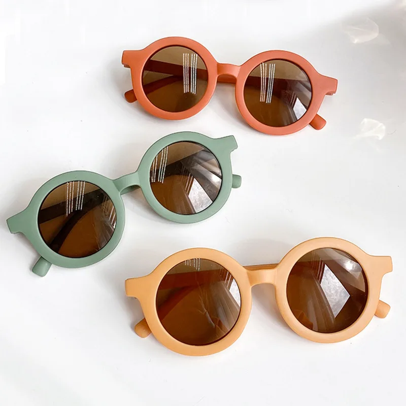 Boy Girl Cute Baby Fashion Children Retro Round Sunglasses UV Protection Classic Kids Sunglasses Fashion Sunglasses Kids Sunglasses Children Sunglasses