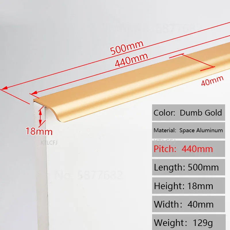 Gold Length 500mm