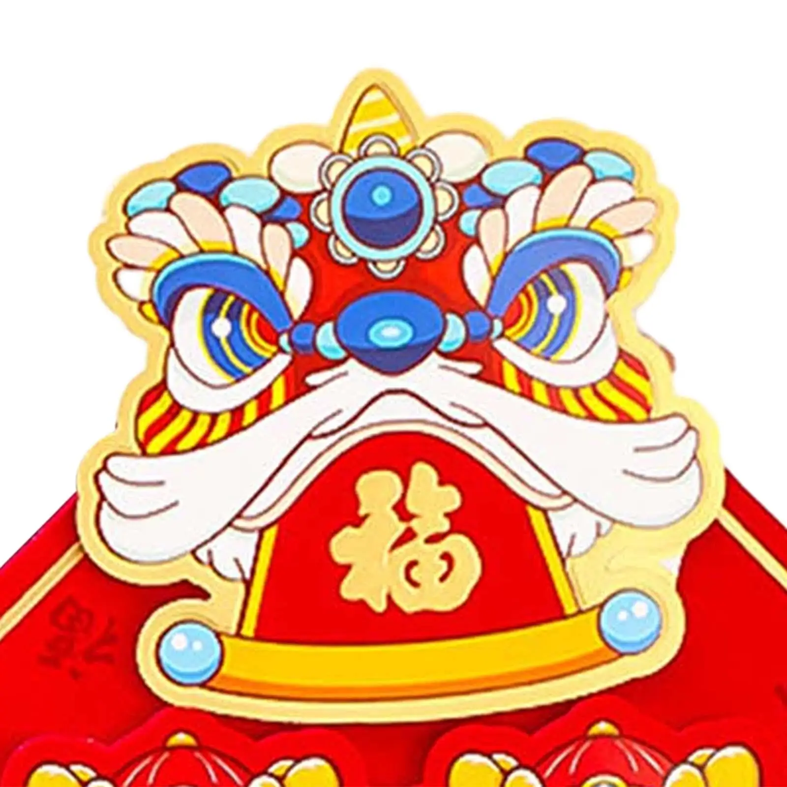 

Китайский новогодний дверной стикер, знак двери дракона для празднования дома и праздника