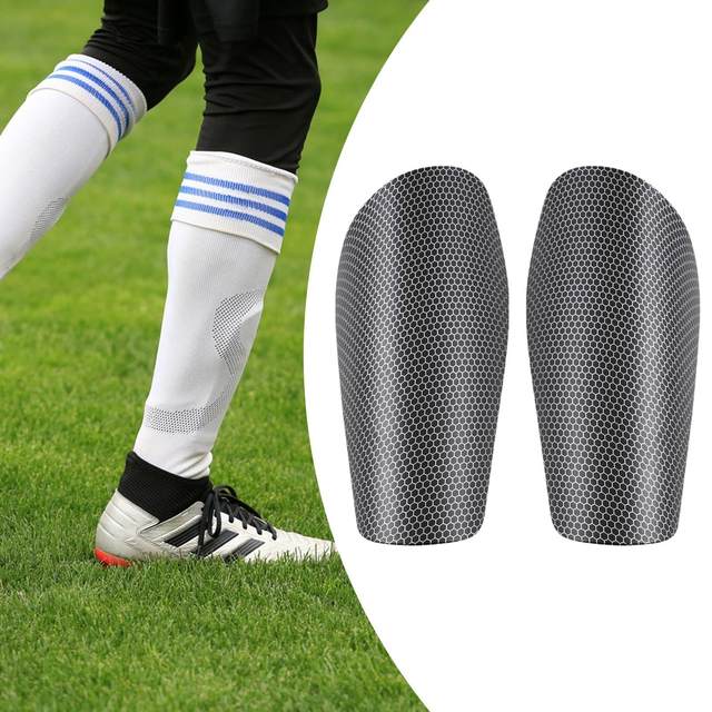 2x Soccer Shin Guards Comfortable Compact Outdoor Accessories Training Gear