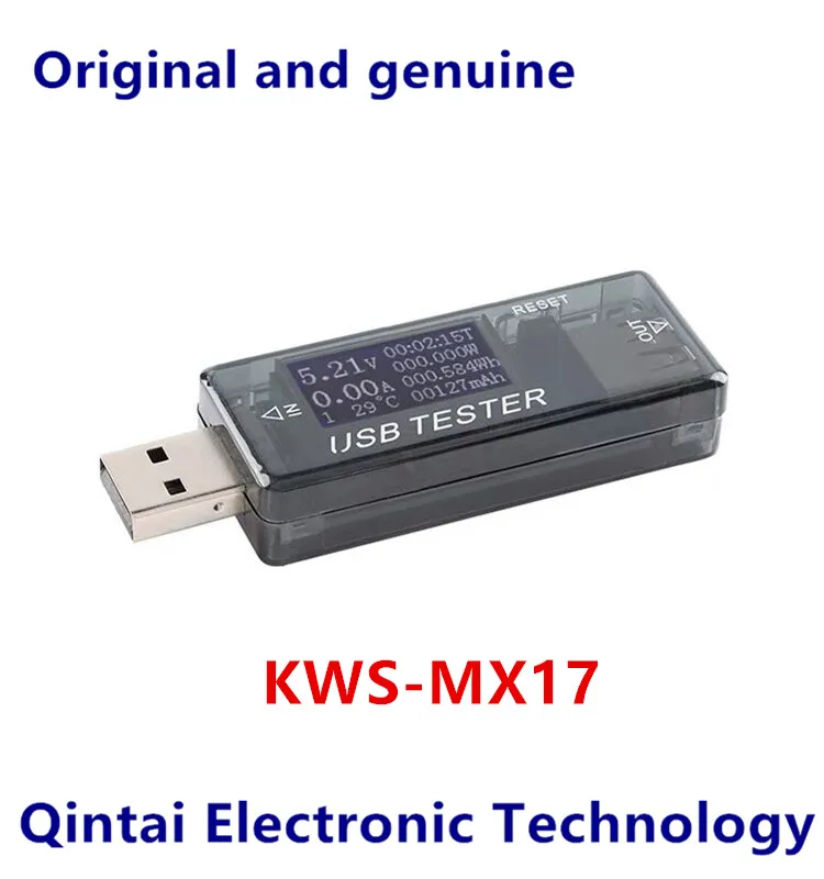 

QC2.0 3.0 4-30V Electrical Power USB Capacity Voltage Tester Current Meter Monitor Voltmeter Ammeter Battery Test KWS-MX17