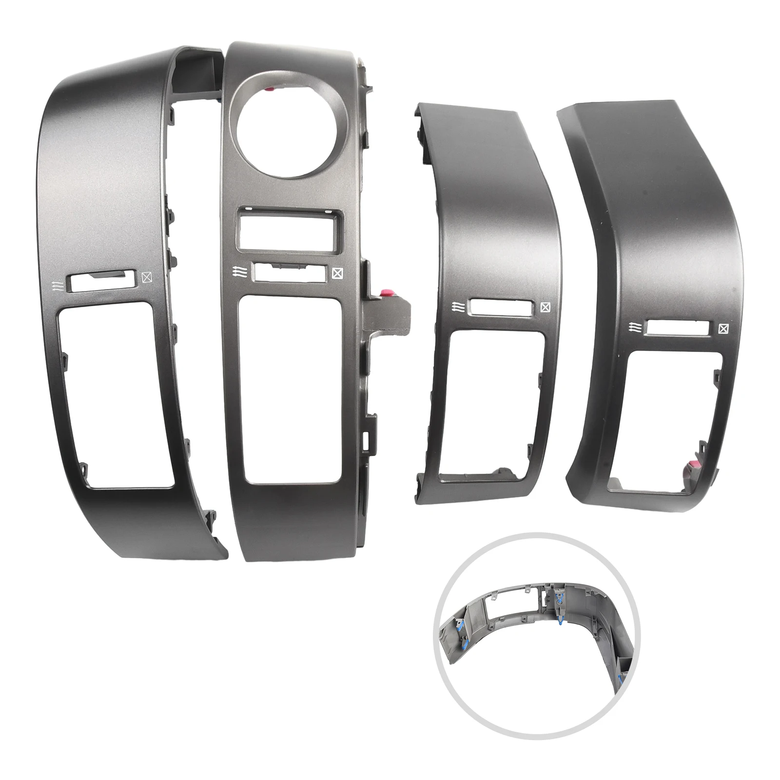 

Brand New High Quality Practical Air Vent Cover Trim A/C Dash Center Inner Gray Vehicle 55670-47060 ABS Plastic
