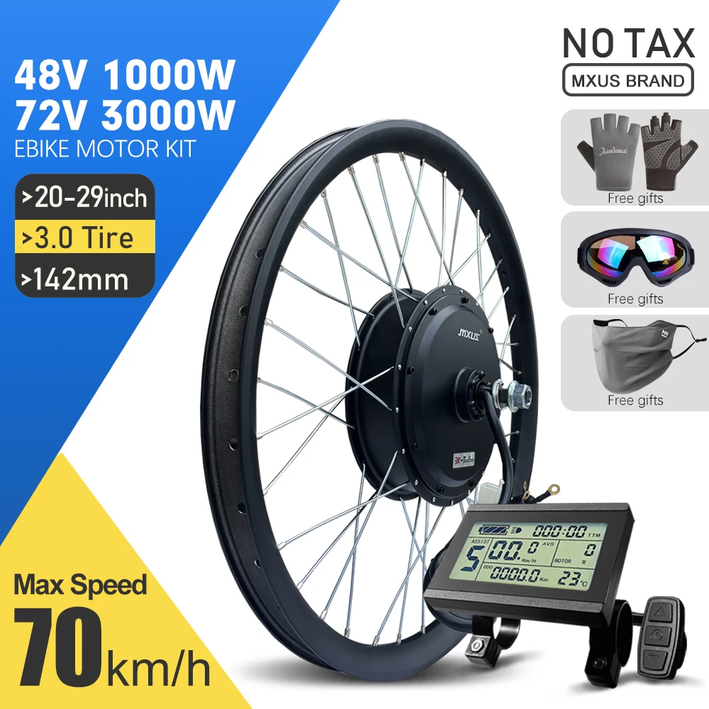 Moteur de roue de vélo électrique, kit de vélo, QS 273, 72V, 8000W