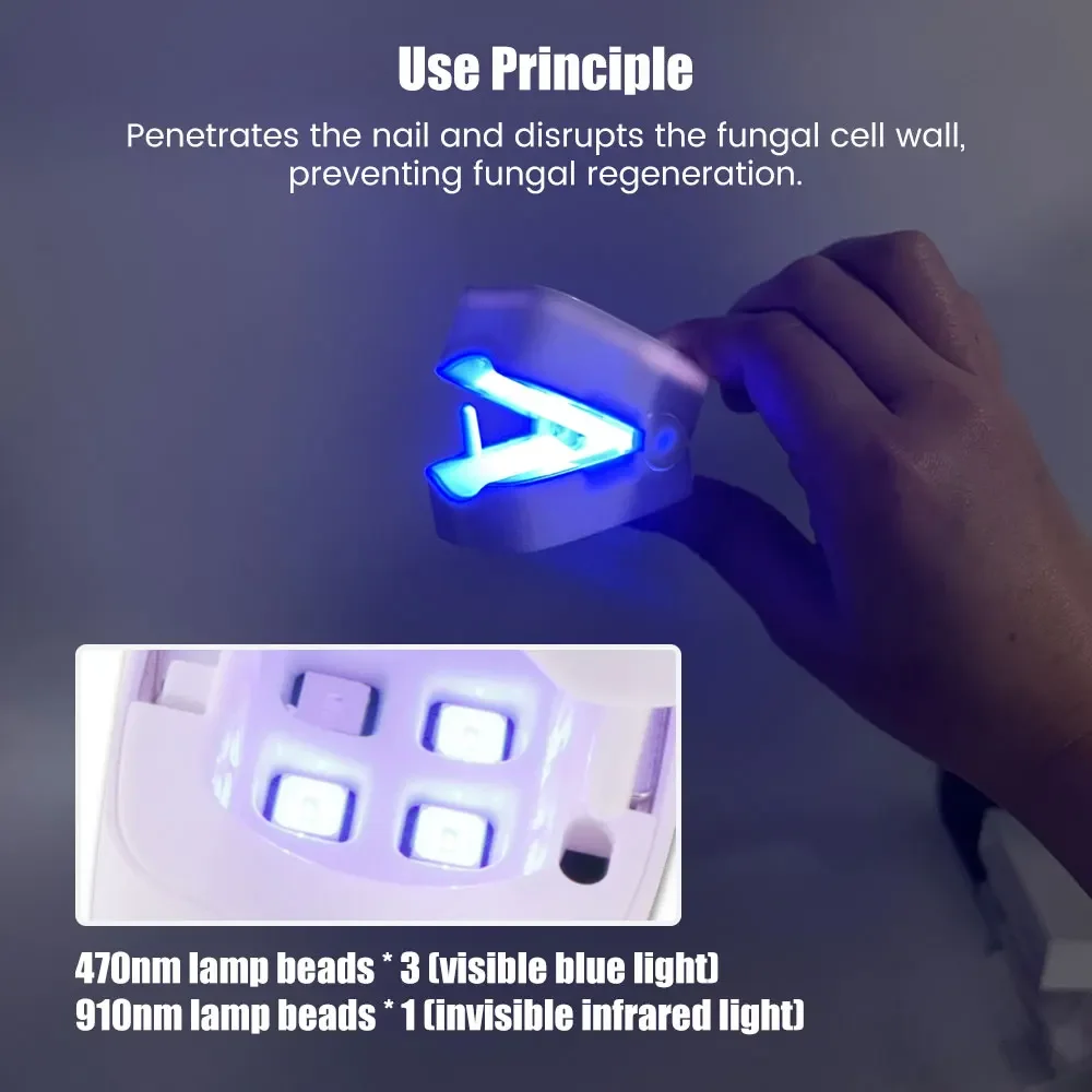 Nail Fungus Remover Laser Therapy Pen Nail fungus laser treatment device nail fungus cleaning device Laser treatment for foot nail Repair Onychomycosis Remove