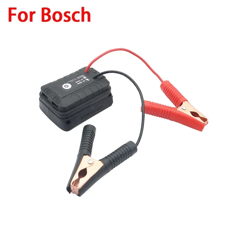 Adattatore Avviatore Di Emergenza Per Auto Con Morsetti - Compatibile Batterie Makita 18v-20v